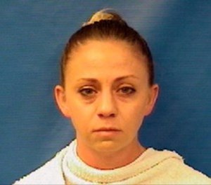 This photo provided by the Kaufman County Sheriff's Office shows Amber Renee Guyger. (Kaufman County Sheriff's Office via AP)