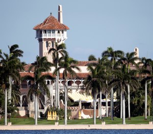 This Nov. 21, 2016, file photo, shows the Mar-a-Lago resort owned by President-elect Donald Trump in Palm Beach, Fla.