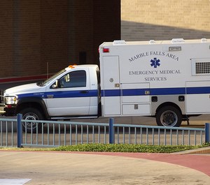 Marine veteran Curtis Raetz, 65, recently became a certified paramedic with the Marble Falls Area EMS.