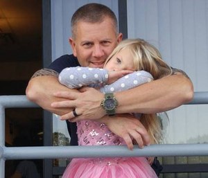 Marc Hadden and his daughter, Gracie.