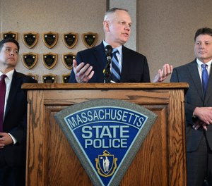 Col. Christopher Mason announced Friday that 22 troopers and officers face termination in connection with an overtime abuse scandal. (Photo/TNS)