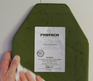 In order to prevent exposure and illness, it is critical for first responders to frequently and thoroughly disinfect all armor equipment.