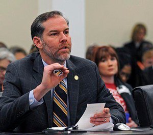 Sen. Max Wise, R-Campbellsville discusses the implementation of School Safety and Resiliency Act of 2019. (Photo/TNS)