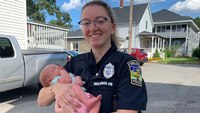 Mass. cop, who is also a nurse, helps deliver healthy baby girl