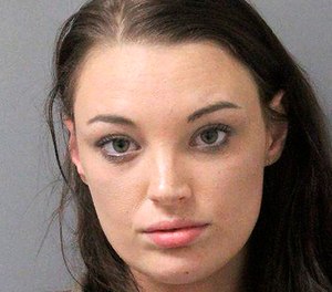 This undated booking photo provided by the Ouachita Parish Sheriff's Office shows Ashley Rolland, of Galliano, La.