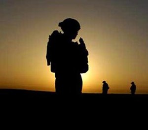 A member of the armed forces (Photo/DVDIS)