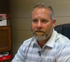 Mannford Police Chief Lucky Miller (pictured) was allegedly killed by a subordinate in what authorities are calling an alcohol-fueled brawl. (Photo/AP)