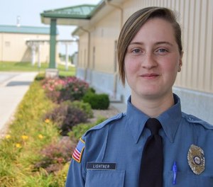 Missouri CO Shelby Lightner speaks about her transition from the military into a job with the DOC in a promotional video. Despite some improvement, staffing problems within the state's prisons remain