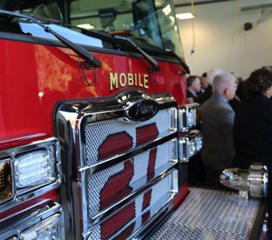 Lyman was charged with reckless endangerment, theft of property in the first degree, criminal mischief in the first degree, and attempt to elude police. (Photo/ Mobile Fire-Rescue)