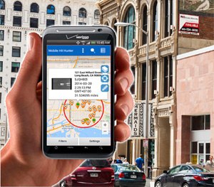 Vigilant’s Mobile Hit Hunter is an analytic tool that matches privately collected license plate reader (LPR) data with police agencies’ hotlists to let officers in the field know where vehicles of interest are located in proximity to their person.