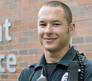Kent Police Officer Diego Moreno was struck and killed by a fellow officer while laying down road spikes to end a vehicle chase. (Photo/Kent Police Department)