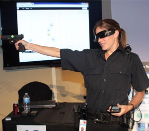 The APX Radio, LEX 700 Mission Critical Handheld and Recon Jet Heads-Up Display work together to provide officers with a personal area network that enhances situational awareness and promotes smart policing. (Photo courtesy Motorola Solutions)