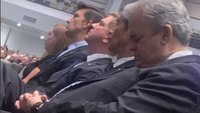 Austin mayor apologizes after being accused of falling asleep at officer’s memorial service