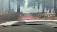 Video: Calif. deputy drives through raging wildfire to save elderly couple