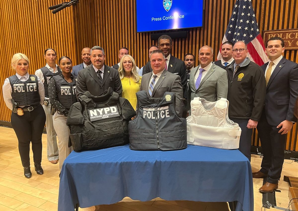 NYPD Detectives Receive 1,000+ Lightweight Ballistic Vests