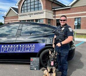 The Bargersville PD now owns a Tesla designed exclusively for K-9 units.