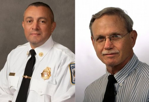 Chief Rocco Alvaro (left) and Dr. Jack Abraham