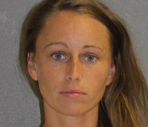 Brittany Bonin was charged with aggravated battery against a law enforcement officer, aggravated assault with a deadly weapon, first-degree arson, tampering with a witness and battery. (Photo/Volusia County Sheriff's Office)