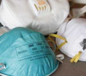 Because of supply limits, staffers at the Beth Israel Deaconess Medical Center in Boston reused N95 respirators.
