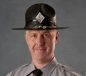 Trooper Jeffrey L. Dunlap was shot in the chest.