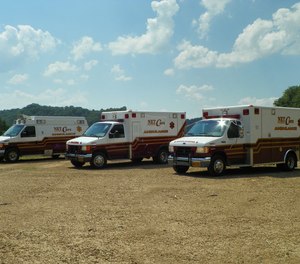 The Boyd County Sheriff’s Office said that a NetCare ambulance rolled over in a single-vehicle wreck along U.S. 23.