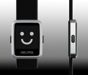 The device, integrated into a smartwatch, was created by neuroscientist Robert Goldberg. (Neumitra Image)