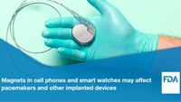 Keep smartphone, smartwatches 6 inches away from pacemakers, ICDs