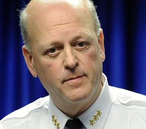 In this Nov. 27, 2012 file photo, New Haven, Conn., Police Chief Dean Esserman speaks at news conference about a new effort to reduce gun violence.
