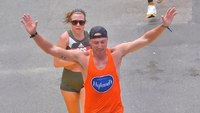 Ore. firefighter helps save downed runner at the Boston Marathon, realizes he knows her