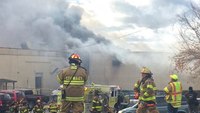 7 NY firefighters injured after cosmetics factory blast, fire