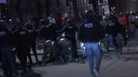 Demonstrators, NYPD clash at MLK Day march; 30 arrested