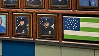 Slain NYPD Officers Wilbert Mora and Jason Rivera honored with memorial at precinct