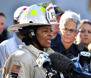 Oakland Fire Chief Teresa Deloach Reed.