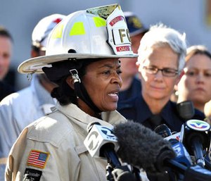 Oakland Fire Chief Teresa Deloach Reed.