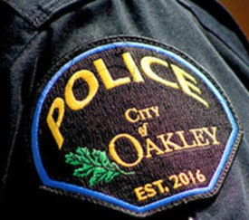 A uniform patch from the Oakley Police Department in Oakley, California. (Photo/City of Oakley)