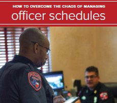 A scheduling software can help officers overcome scheduling challenges.