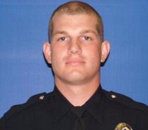 Officer James Langford drifted off the roadway upon entering a sharp curve and lost control of his vehicle.