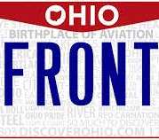 Ohio police departments are concerned about the state's proposed elimination of front license plates, saying that it will make it difficult to identify and apprehend suspects. (Photo/Ohio Bureau of Motor Vehicles)