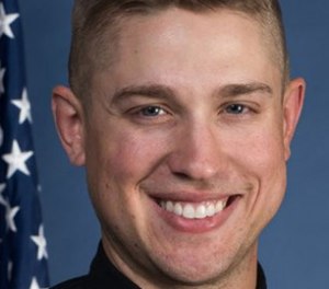 This undated image provided by the Ohio State University Police shows officer Alan Horujko. (Ohio State University Police via AP)