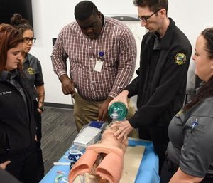 The Orlando Fire Department inducted 23 civilian paramedics, a response to the city’s growing population and demand for EMS. (Photo/OFD)