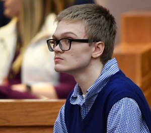 Jesse Osborne waits for a hearing to start in the Anderson County Courthouse in Anderson, S.C., Wednesday, Dec. 12, 2018. (Ken Ruinard/The Independent-Mail via AP)