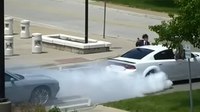 3 arrested after doing burnouts at Mich. police station, in front of chief