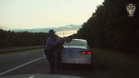 Video: Man choking on baggie of pot saved by trooper's Heimlich maneuver