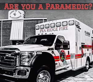 The Pea Ridge Fire Department is taking to social media to recruit new paramedics for its ambulance service.