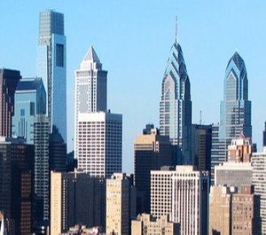 The Philadelphia skyline.