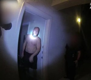 A still from a body-worn camera video of the fatal officer-involved shooting by Phoenix police on May 21, 2020. (Photo/Phoenix Police Department)