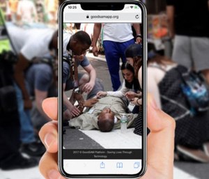 The GoodSAM App has a new feature called “Instant on the Scene” that sends a live stream video to medics that lets them see the patient before taking off. (Photo/GoodSAM)