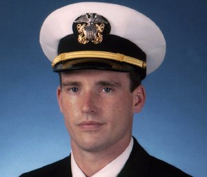 North Patchogue Fire Department held a special ceremony to dedicate a fire truck to Navy SEAL Lt. Michael Murphy, who was killed in the line of duty in 2005. (Photo/U.S. Navy)