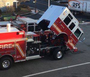 Fire Chief Keith Stark said the fire engine allows firefighters to pump upwards to 1,500 gallons of water per minute. (Photo/Weymouth Fire Dept.)
