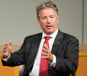 Sen. Rand Paul (R-KY) speaks at the CATO Institute in Washington, D.C., on July 27, 2017.